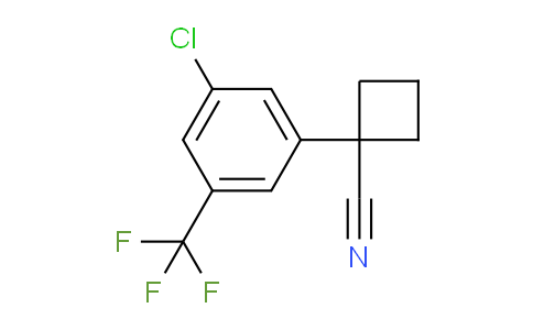 CAS No. 1314772-15-0, 1-[3-Chloro-5-(trifluoromethyl)phenyl]cyclobutanecarbonitrile