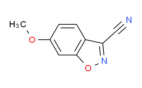 CAS No. 1314973-26-6, 6-Methoxybenzo[d]isoxazole-3-carbonitrile