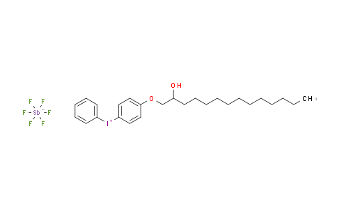 CAS No. 139301-16-9, [4-[(2-Hydroxytetradecyl)oxy]phenyl]phenyliodonium hexafluoroantimonate
