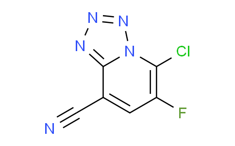 CAS No. 1393442-50-6, 5-Chloro-6-fluoro-[1,2,3,4]tetrazolo[1,5-a]pyridine-8-carbonitrile