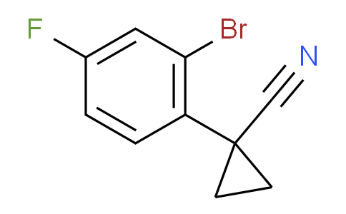 CAS No. 1314663-80-3, 1-(2-Bromo-4-fluorophenyl)cyclopropanecarbonitrile
