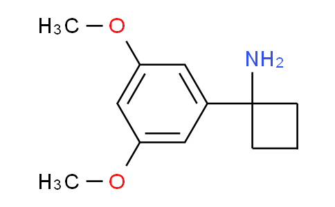 CAS No. 1314669-38-9, 1-(3,5-Dimethoxyphenyl)cyclobutanamine