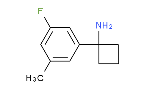 CAS No. 1314696-24-6, 1-(3-Fluoro-5-methylphenyl)cyclobutanamine