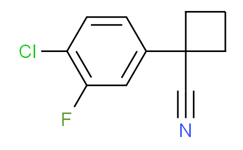 CAS No. 1314710-13-8, 1-(4-Chloro-3-fluorophenyl)cyclobutanecarbonitrile