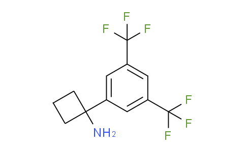 CAS No. 1314714-46-9, 1-[3,5-Bis(trifluoromethyl)phenyl]cyclobutanamine