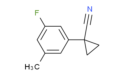 CAS No. 1314725-45-5, 1-(3-Fluoro-5-methylphenyl)cyclopropanecarbonitrile