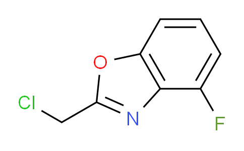 CAS No. 139549-22-7, 2-(Chloromethyl)-4-fluorobenzoxazole