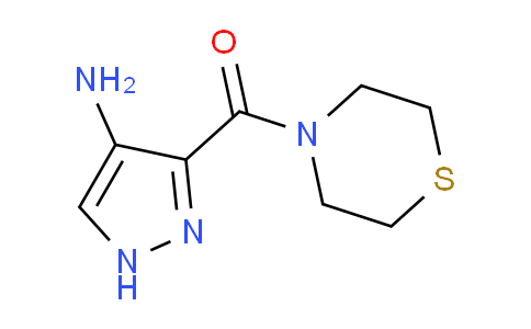 CAS No. 1343238-27-6, (4-Amino-1H-pyrazol-3-yl)(thiomorpholino)methanone