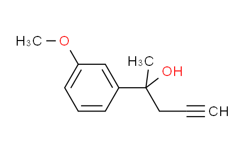 CAS No. 1343765-41-2, 2-(3-Methoxyphenyl)-4-pentyn-2-ol
