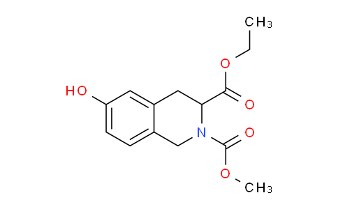 CAS No. 134388-88-8, 3-Ethyl 2-methyl 6-hydroxy-3,4-dihydroisoquinoline-2,3(1H)-dicarboxylate