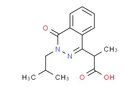 CAS No. 1344687-94-0, 2-(3-Isobutyl-4-oxo-3,4-dihydrophthalazin-1-yl)propanoic acid