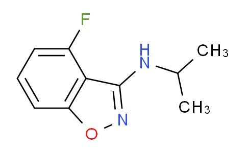 CAS No. 1344688-32-9, 4-Fluoro-N-isopropylbenzo[d]isoxazol-3-amine