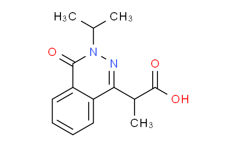 CAS No. 1344692-10-9, 2-(3-Isopropyl-4-oxo-3,4-dihydrophthalazin-1-yl)propanoic acid