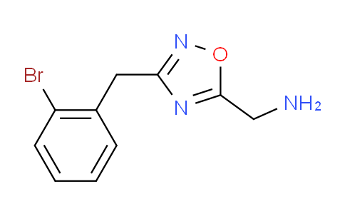 CAS No. 1341130-08-2, [3-(2-Bromobenzyl)-1,2,4-oxadiazol-5-yl]methanamine