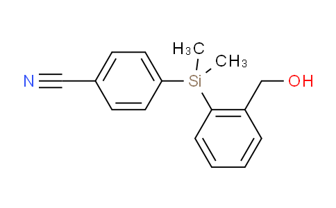 CAS No. 947515-74-4, {2-[(4-Cyano-phenyl)-dimethyl-silanyl]-phenyl}-methanol