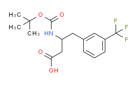 CAS No. 939802-49-0, 3-(Boc-amino)-4-[3-(trifluoromethyl)phenyl]butyric Acid