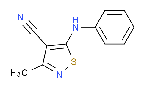 CAS No. 91093-88-8, 3-Methyl-5-(phenylamino)isothiazole-4-carbonitrile