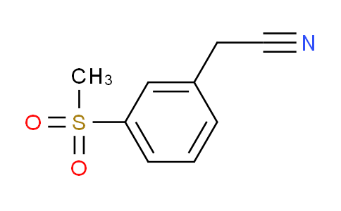 CAS No. 936482-57-4, 3-(Methylsulfonyl)phenylacetonitrile