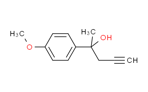 CAS No. 95445-12-8, 2-(4-Methoxyphenyl)-4-pentyn-2-ol