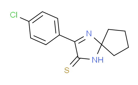 CAS No. 899926-60-4, 3-(4-Chlorophenyl)-1,4-diazaspiro[4.4]non-3-ene-2-thione
