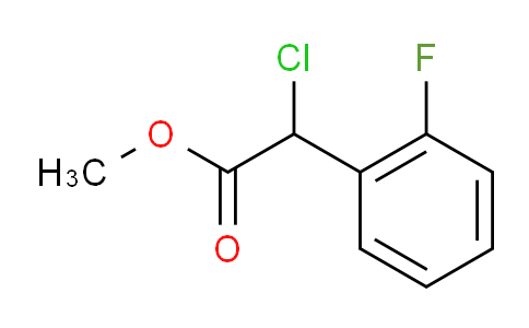 CAS No. 90055-51-9, Methyl 2-chloro-2-(2-fluorophenyl)acetate