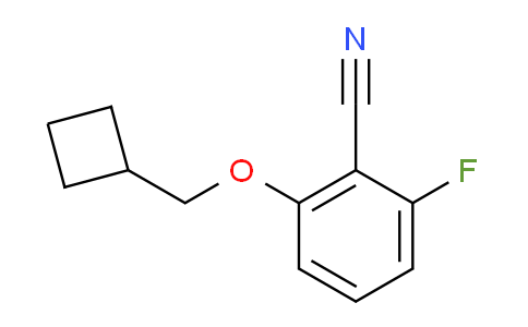 CAS No. 872180-52-4, 2-(Cyclobutylmethoxy)-6-fluorobenzonitrile