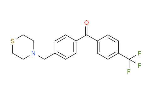 CAS No. 898783-00-1, 4-Thiomorpholinomethyl-4'-trifluoromethylbenzophenone