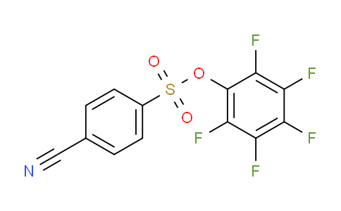 CAS No. 885949-56-4, Perfluorophenyl 4-cyanobenzenesulfonate