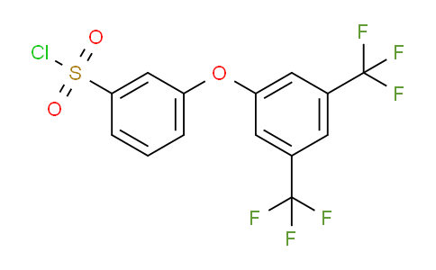 CAS No. 885950-87-8, 3-(3,5-Bis(trifluoromethyl)phenoxy)benzene-1-sulfonyl chloride