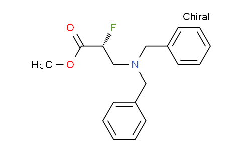 CAS No. 88099-68-7, Methyl (R)-3-(Dibenzylamino)-2-fluoropropanoate