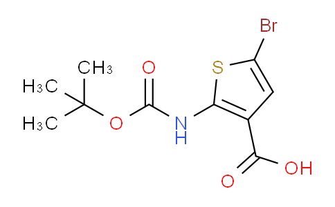 CAS No. 923010-34-8, 5-Bromo-2-(Boc-amino)thiophene-3-carboxylic Acid