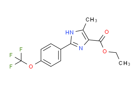 CAS No. 868851-35-8, Ethyl 5-Methyl-2-[4-(trifluoromethoxy)phenyl]-1H-imidazole-4-carboxylate