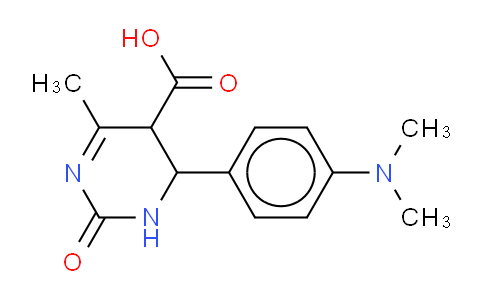 CAS No. 69785-27-9, 6-[4-(Dimethylamino)phenyl]-1,2,5,6-tetrahydro-4-methyl-2-oxo-5-pyrimidinecarbox