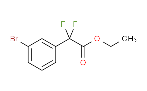 CAS No. 885068-75-7, Ethyl 2-(3-Bromophenyl)-2,2-difluoroacetate