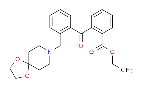 CAS No. 898755-89-0, Ethyl 2-(2-(1,4-dioxa-8-azaspiro[4.5]decan-8-ylmethyl)benzoyl)benzoate