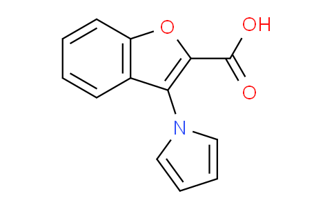 CAS No. 80066-99-5, 3-(1H-Pyrrol-1-yl)benzofuran-2-carboxylic acid