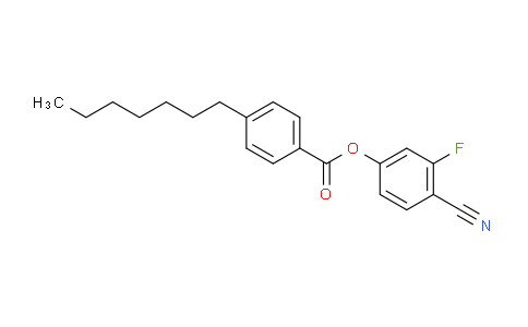 CAS No. 86776-54-7, 4-Cyano-3-fluorophenyl 4-heptylbenzoate