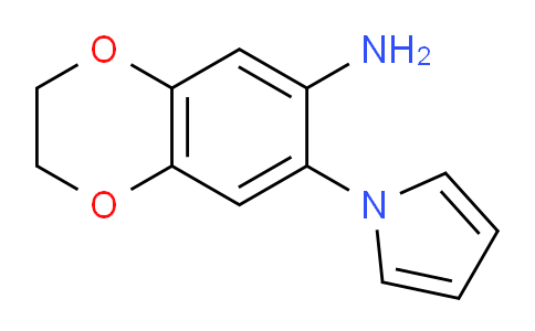 CAS No. 879045-10-0, 7-(1H-Pyrrol-1-yl)-2,3-dihydrobenzo[b][1,4]dioxin-6-amine