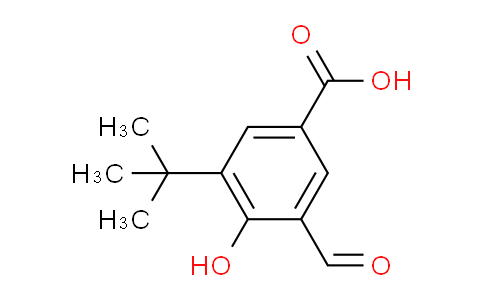 CAS No. 882500-52-9, 3-(tert-Butyl)-5-formyl-4-hydroxybenzoic Acid