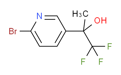 CAS No. 879487-92-0, 2-(6-Bromo-3-pyridyl)-1,1,1-trifluoro-2-propanol