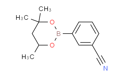 CAS No. 934558-35-7, 3-(4,4,6-Trimethyl-1,3,2-dioxaborinan-2-yl)benzonitrile