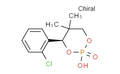 CAS No. 98674-87-4, (4R)-4-(2-Chlorophenyl)-2-hydroxy-5,5-dimethyl-1,3,2-dioxaphosphinane 2-Oxide