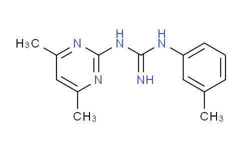 CAS No. 94828-51-0, 1-(4,6-Dimethylpyrimidin-2-yl)-3-(m-tolyl)guanidine