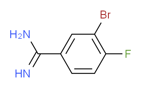 CAS No. 929960-29-2, 3-Bromo-4-fluorobenzimidamide