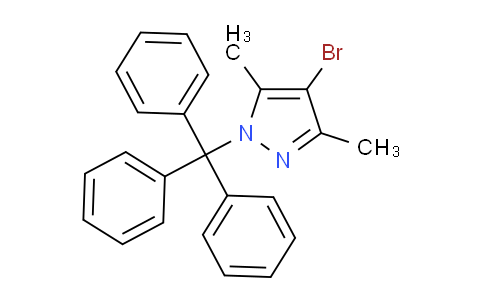 CAS No. 919802-98-5, 4-Bromo-3,5-dimethyl-1-trityl-1H-pyrazole