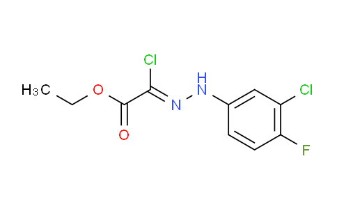 CAS No. 81321-37-1, Ethyl 2-chloro-2-(2-(3-chloro-4-fluorophenyl)hydrazono)acetate