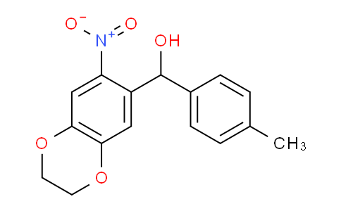 CAS No. 886493-44-3, (7-Nitro-2,3-dihydrobenzo[b][1,4]dioxin-6-yl)(p-tolyl)methanol