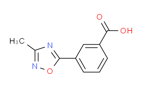 CAS No. 915707-45-8, 3-(3-Methyl-1,2,4-oxadiazol-5-yl)benzoic acid