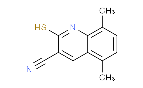 CAS No. 917750-52-8, 2-Mercapto-5,8-dimethylquinoline-3-carbonitrile