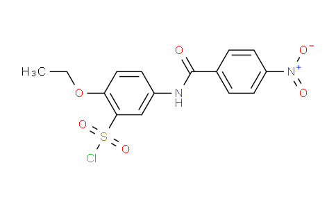 CAS No. 680617-98-5, 2-Ethoxy-5-(4-nitrobenzamido)benzene-1-sulfonyl chloride